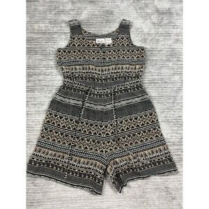 Kathie Lee Collection Romper Womens 12 Multicolor Sleeveless Casual